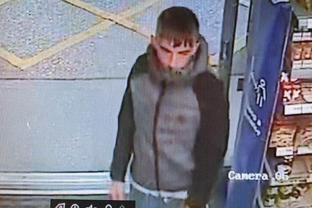 Officers investigating the Storrington assault believe the man pictured could help with their enquiries.