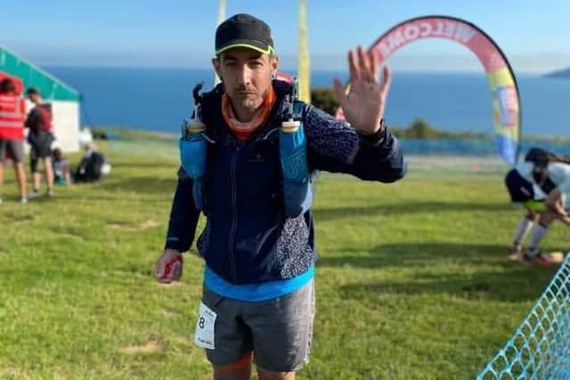 Alex Rickman from Lindfield during the Isle of Wight Ultra Challenge SUS-210726-130215001
