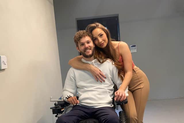George Dowell and his girlfriend, Jessikah Lopez, have set up an Instagram page to show some of the challenges couples like them come across – and what they do to overcome them
