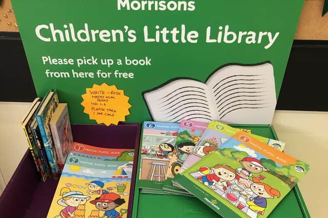 Free maths activity books are available from the Children's Little Library at Morrisons in Littlehampton