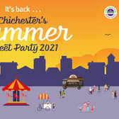 The poster for the Summer Street Party 2021
