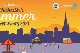 The poster for the Summer Street Party 2021