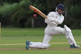Sajeer Nizam top-scored for Lindfield CC in their defeat at Mayfield CC. Pictures by Malcolm Pages
