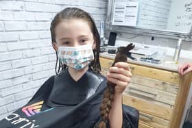 Emily McCabe had her haircut at the Secret Salon in Shoreham