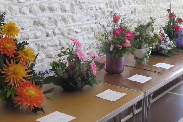 Floral art, just one of the categories to enter in East Preston & Kingston Horticultural Society’s annual flower show