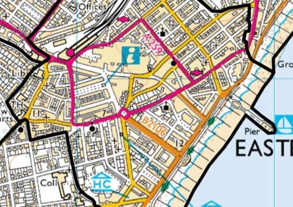 Eastbourne licensing cumulative impact area boundaries
