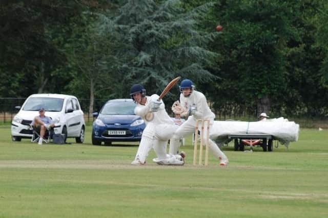 Cuckfield skipper Ben Candfield on his way to 60