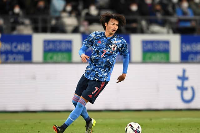 Kaoru Mitoma is known for his quick feet, dribbling and direct style