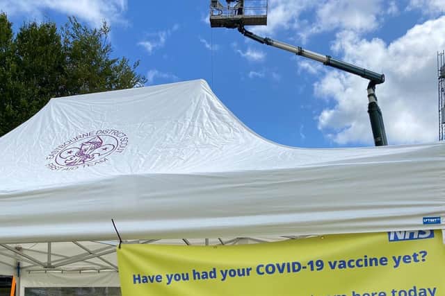 Goodwood's Qatar Festival has a pop-up vaccination service, which has already treated more than 100 people