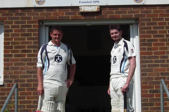 Daryl Tullett and Harry Meale put on more than 200 for Newhaven CC