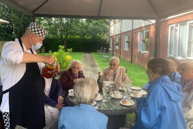 The home invited Horley Active Retirement for an afternoon of High Tea and fizz