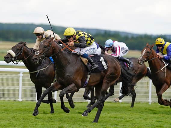 Oo De Lally wins the opening race of Saturday's Goodwood card / Picture: Alan Crowhurst, Getty