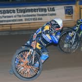 Action from Eastbourne Eagles' win over Plymouth / Picture: Mike Hinves