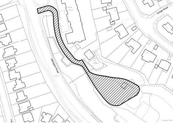 The land in question off Willingdon Road