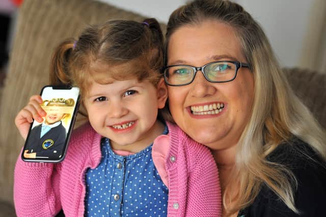 Kayleigh Robus, 29, with her daughter Imogen. Picture: Steve Robards, SR2108022.