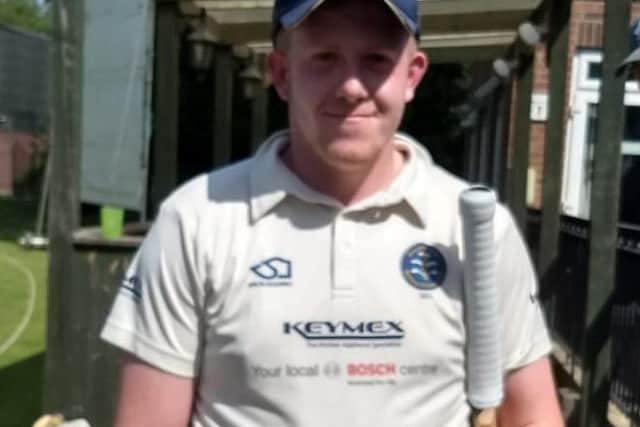 Matt Gainsford starred with the ball for Horley CC Hackers in the Sussex Slam