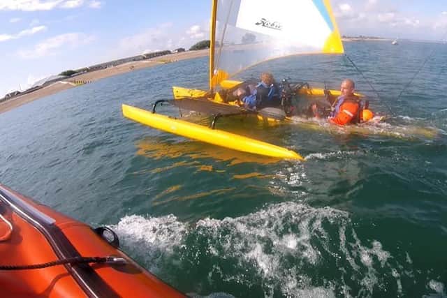 Crews responded to reports of a kayak sinking near Selsey