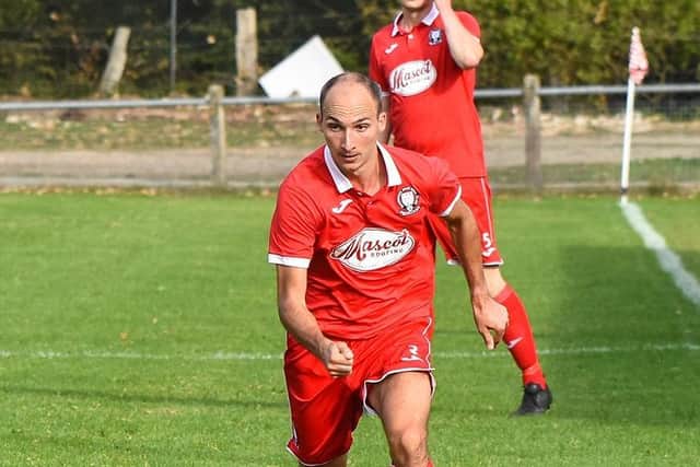 Andy Whittingham was the only player over the age of 25 in the Hassocks matchday squad against Saltdean United. Picture by Chris Neal
