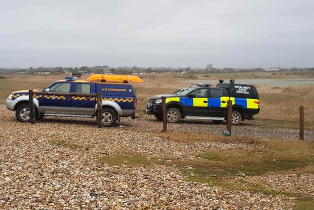 Selsey Coastguard Rescue Team at Medmerry Nature Reserve