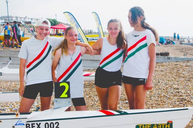 Rowers enjoyed the regatta action in Bexhill