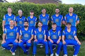 Lancing Manor sporting their newly sponsored kits