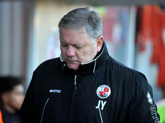 Crawley Town boss John Yems. Picture by Steve Robards