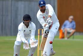 Mahesh Rawat hit an unbeaten 101 for Middleton in their abandoned Premier Division game against Haywards Heath. Picture by Steve Robards