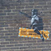 Anna Warner took this photo of what she believes is a 'Banksy'
