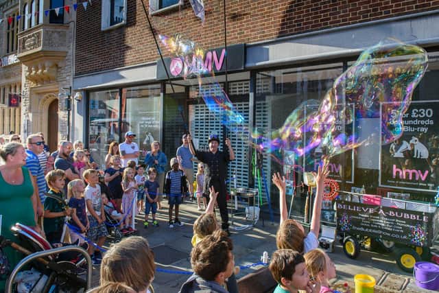 Family fun at the Chichester Summer Street Party