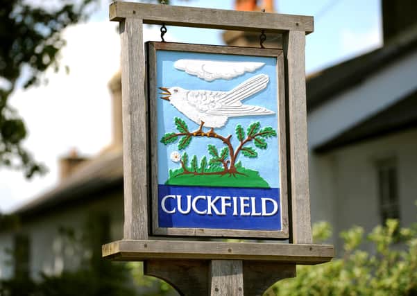 Cuckfield sign. Pic Steve Robards