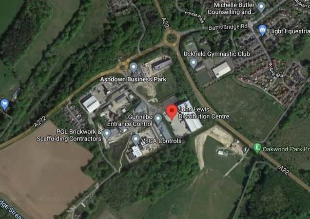 The distribution centre is based at the Ashdown Business Park in Maresfield, outside of Uckfield
