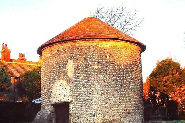 The dovecote. Photo courtesy of Heritage Eastbourne SUS-211008-153649001