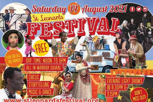 St Leonards Festival Poster 1 SUS-211108-063750001