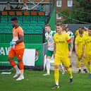 Chichester City on their way to the start of the season - coming out at Bognor in their final friendly / Picture: Neil Holmes