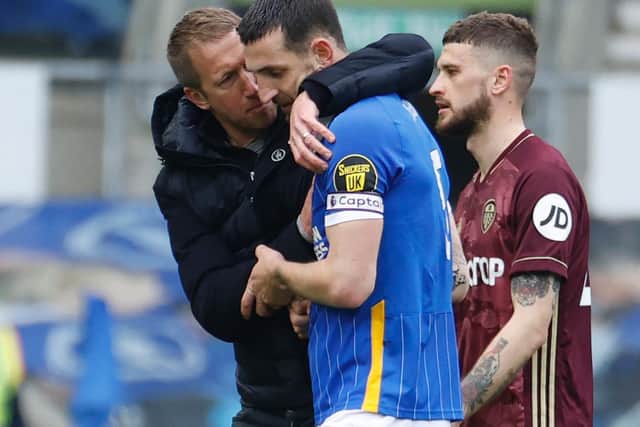 Brighton captain Lewis Dunk and head coach Graham Potter have developed a strong bond