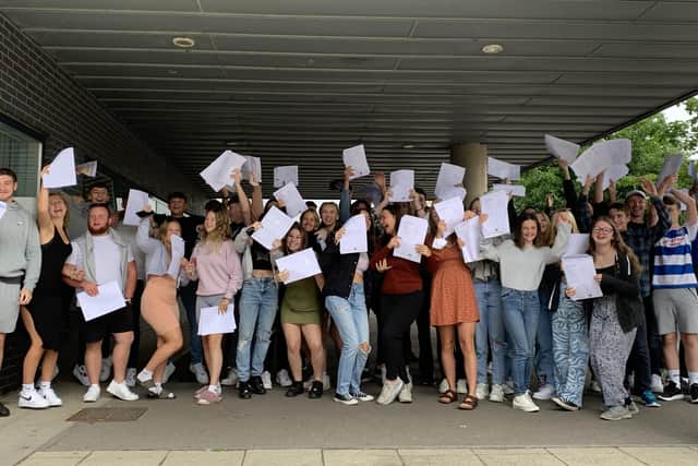 GCSE results day at The Regis School