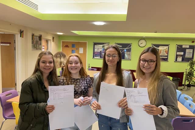 Students at The Weald, Billingshurst, are celebrating GCSE results