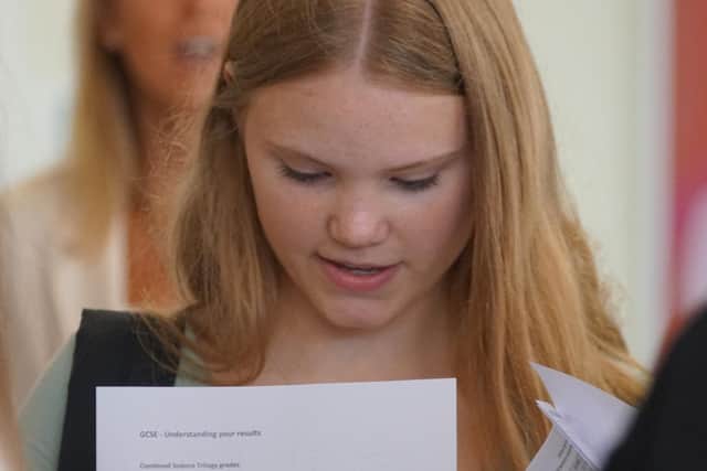 Hannah Goulding incredibly achieved a full house of 9 grades. Photo: Chichester High School