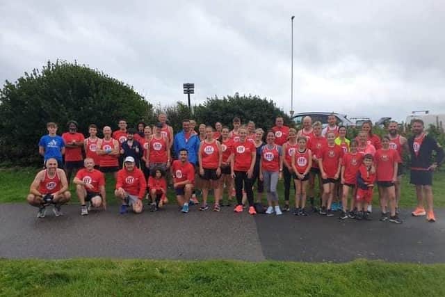 HY Runners at the town's parkrun