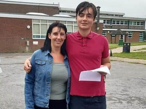 Kyran Creighton-Moore and his mum were 'really proud' of his results