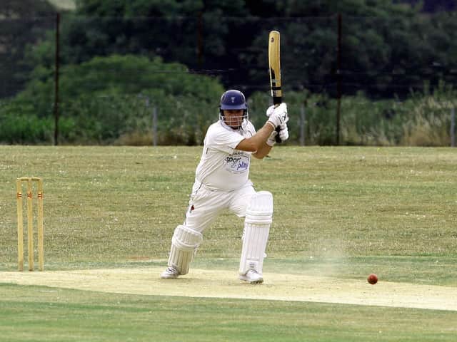 Nick Huntley batting for Uckfield Anderida CC v Eastbourne threes / Picture by Ron Hill