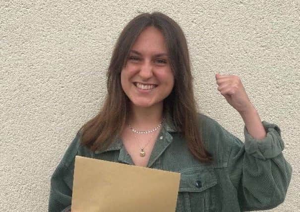 Sixth former Holly Varndell of Seaford Head School who has accepted a place to study at the University of Cambridge