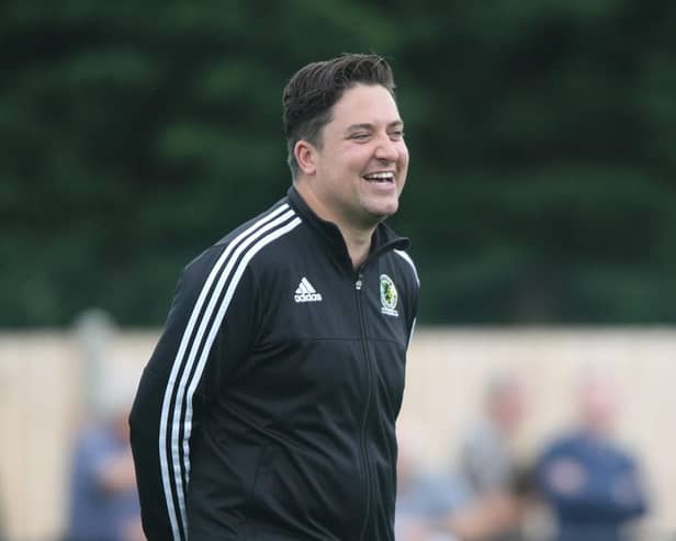Horsham manager Dominic Di Paola is relishing Saturday's opening game against hotly-tipped Hornchurch. Picture by Derek Martin