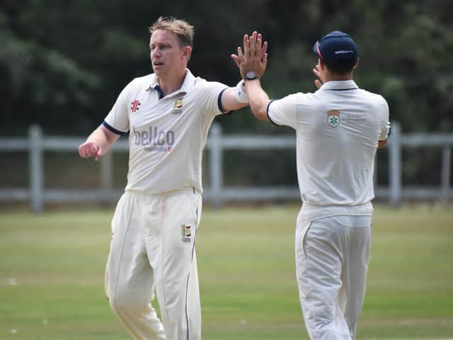 John Morgan took four wickets for Hastings in their win over Haywards Heath