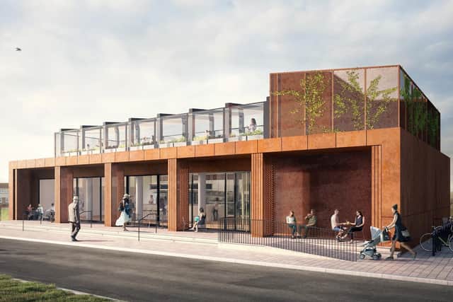 Shoreham BeachBox is planned on Beach Green and will include community space, a cafe, restaurant and public toilets