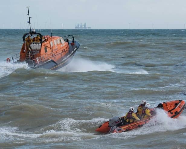 Shoreham RNLI boats were called out 77 times in 2020. Photo courtesy of RNLI Shoreham