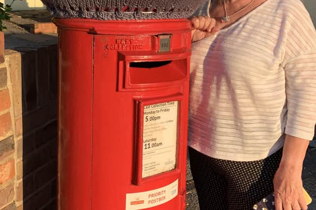 The postbox topper was stolen in less than a day