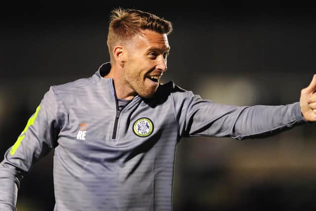 Forest Green boss Rob Edwards