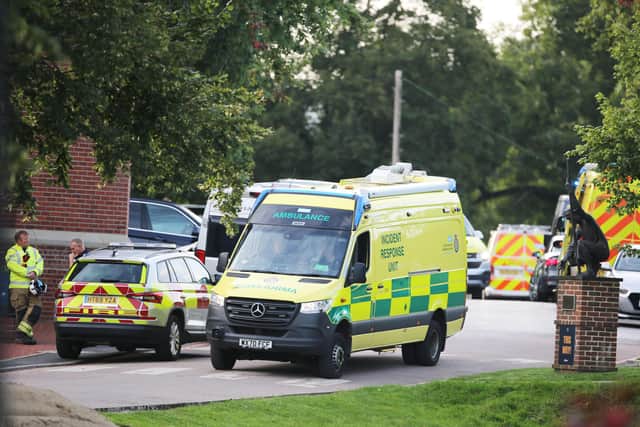 Incident at Ardingly College. Photo by Eddie Mitchell. SUS-210817-075621001