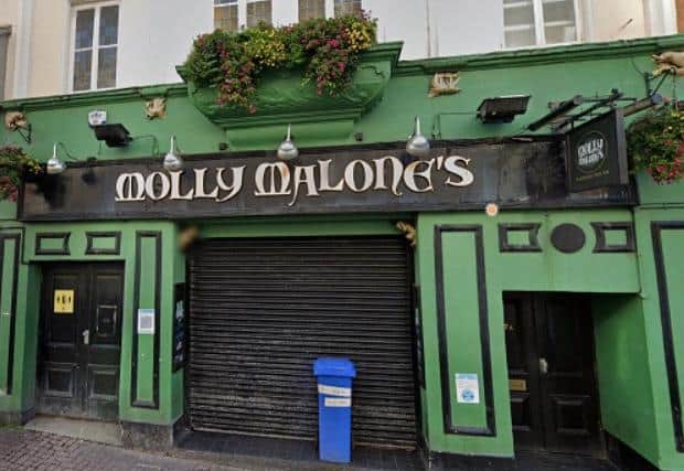 Molly Malone's in West Street has lost its alcohol licence